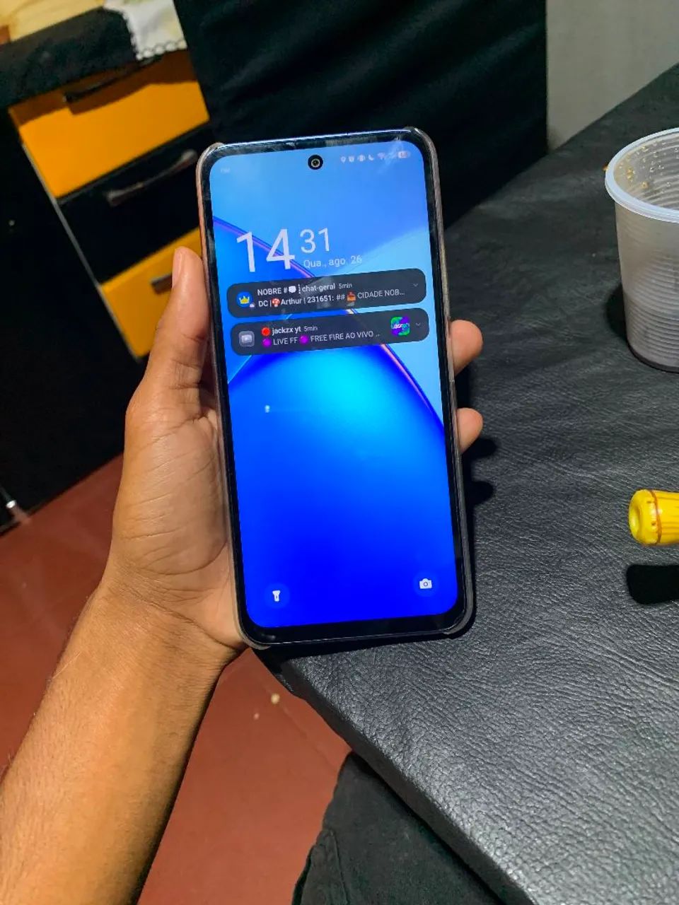 Infinix smart 10 128gb troco em iPhone com volta 