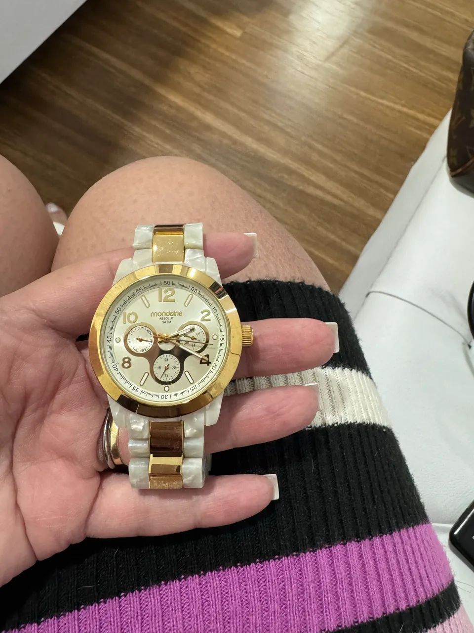relógio  mondaine madreperola - Foto 4