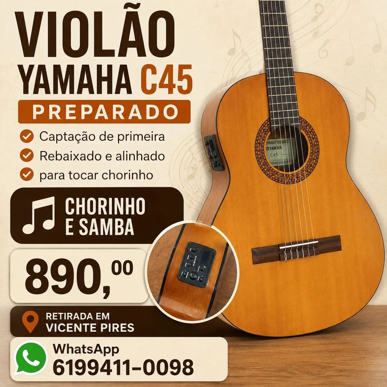 Violão Yamaha
