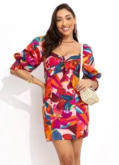Vestido curto FARM 