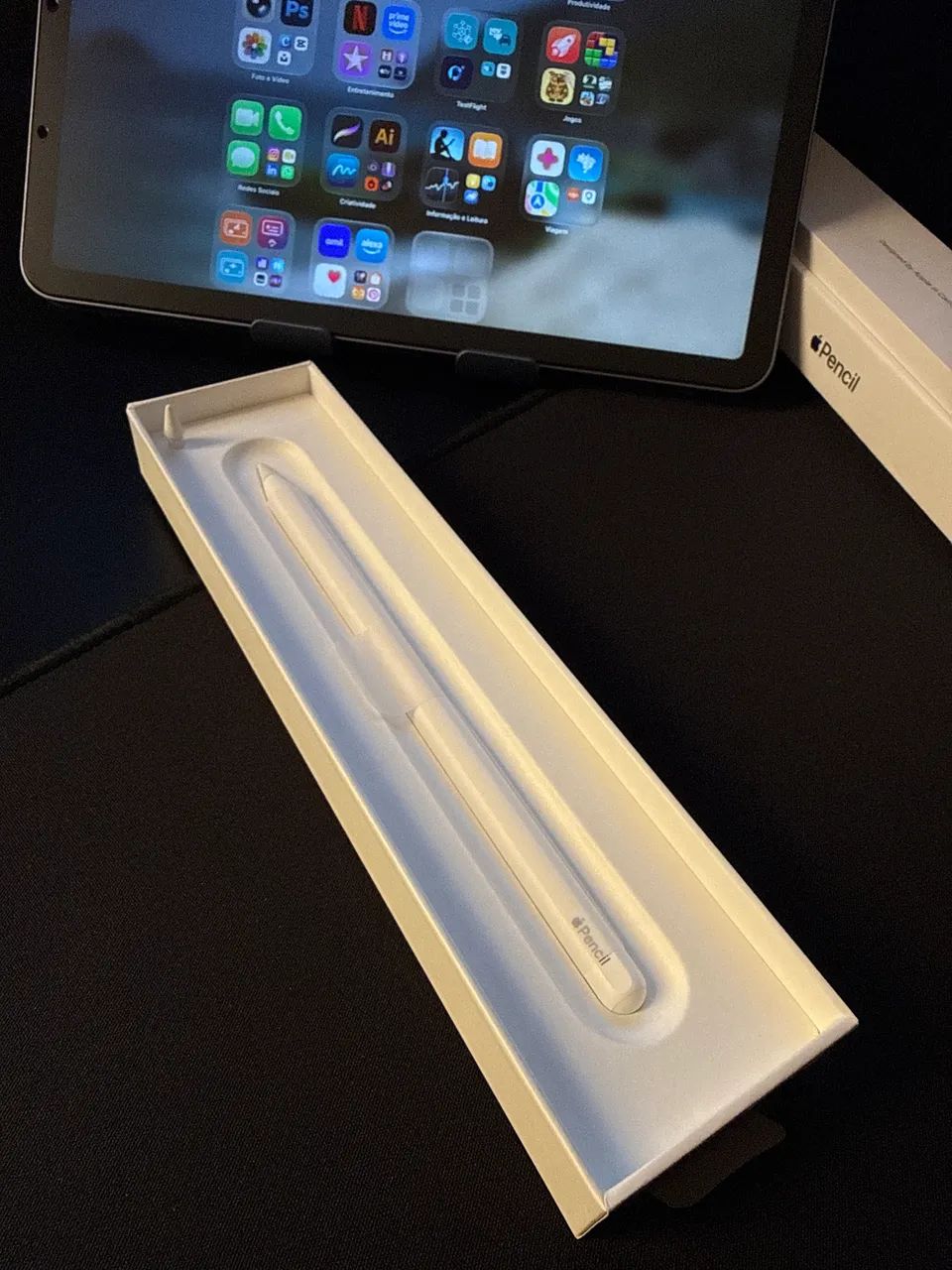 iPad Air 5ª geração - 256GB Lilás + Apple Pencil - Tablets e E