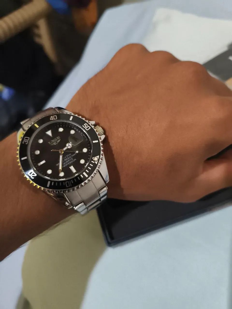 Relógio lige pratiado masculino  - Foto 3