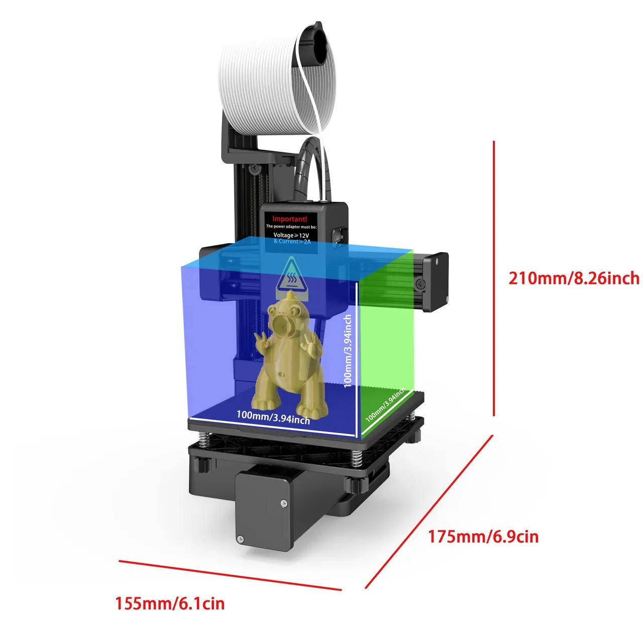 Impressora 3D EasyThreed K10  - Foto 2