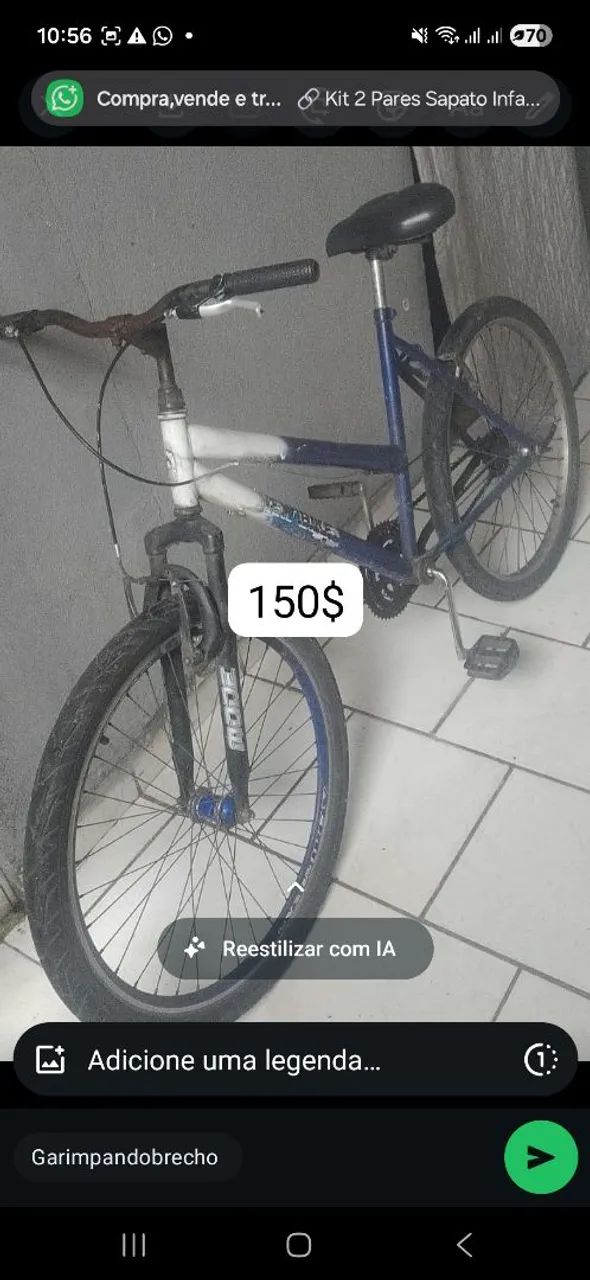 Gaz de casa já com gaz