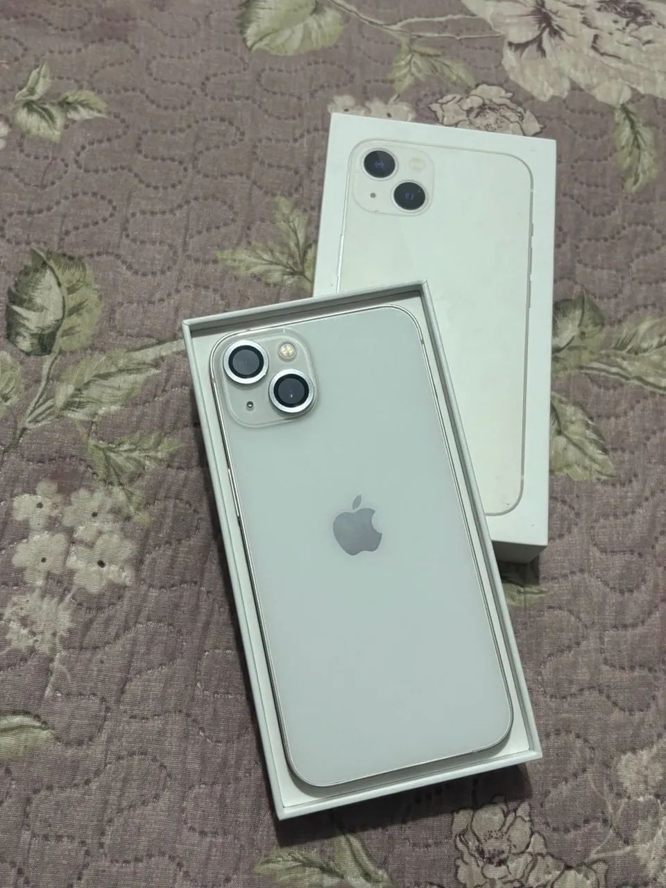 iPhone 13 128GB branco impecável primeira dona com caixa + 6