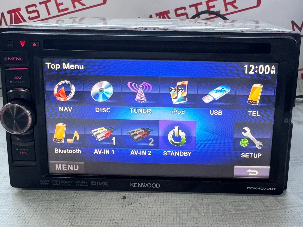 Central Multimídia Kenwood DDX407 dvd cd usb Bluetooth - Peças
