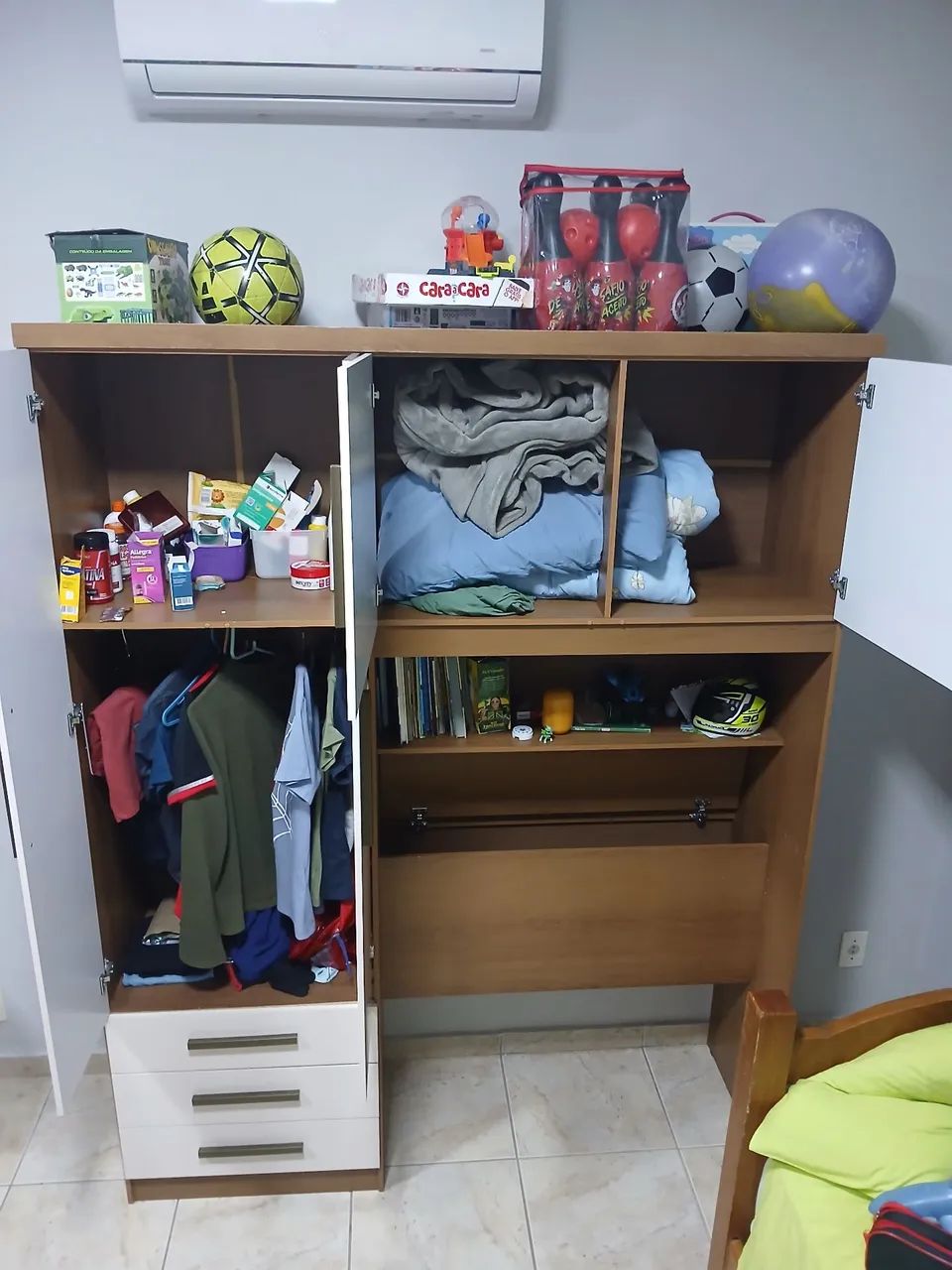 GUARDA ROUPA COM BAÚ - Foto 4