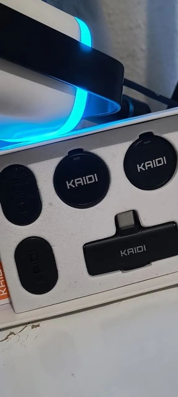 Microfone Lapela Sem Fio Kaidi Tipo-C