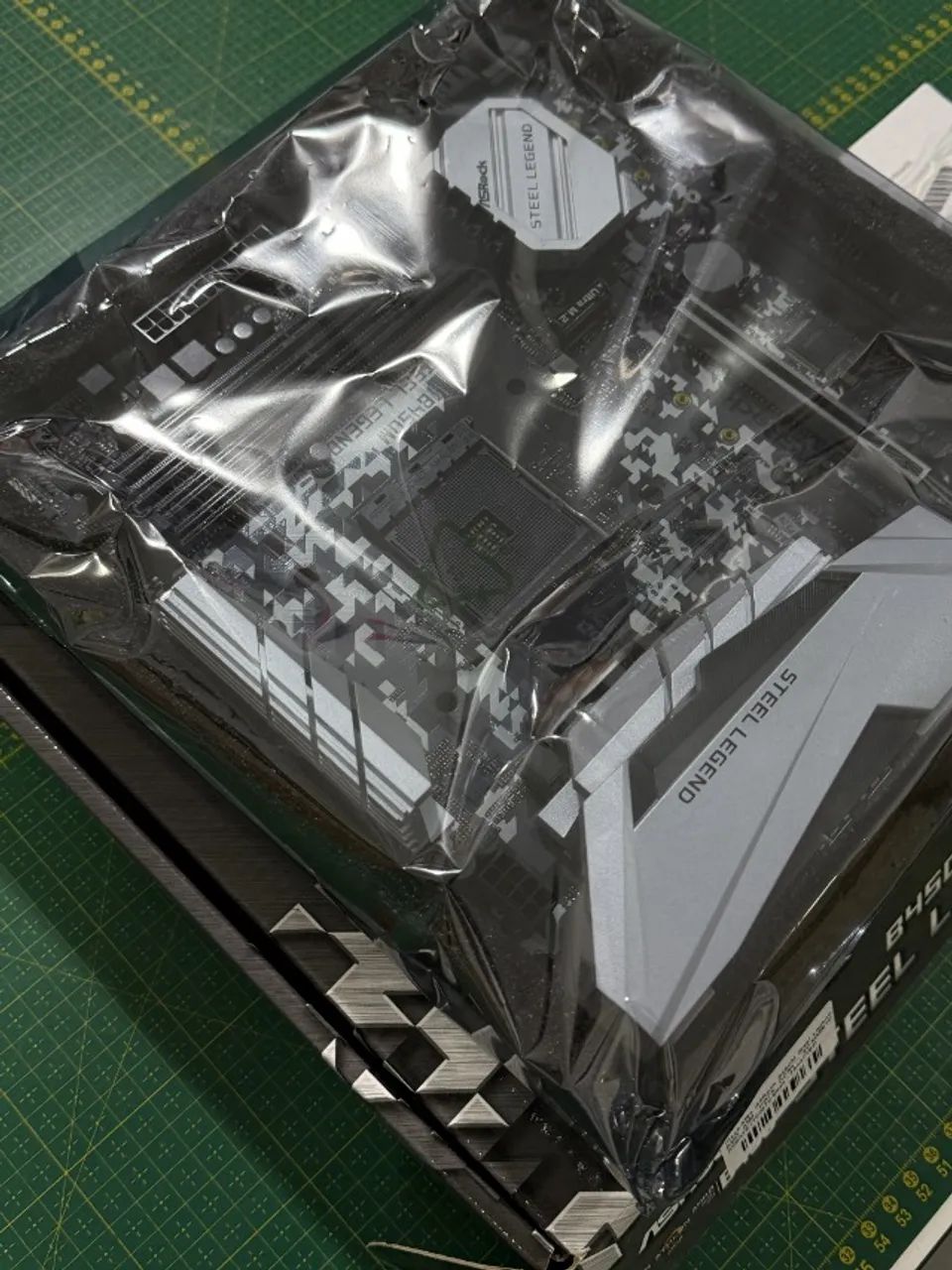 Placa mãe b450m steel legend