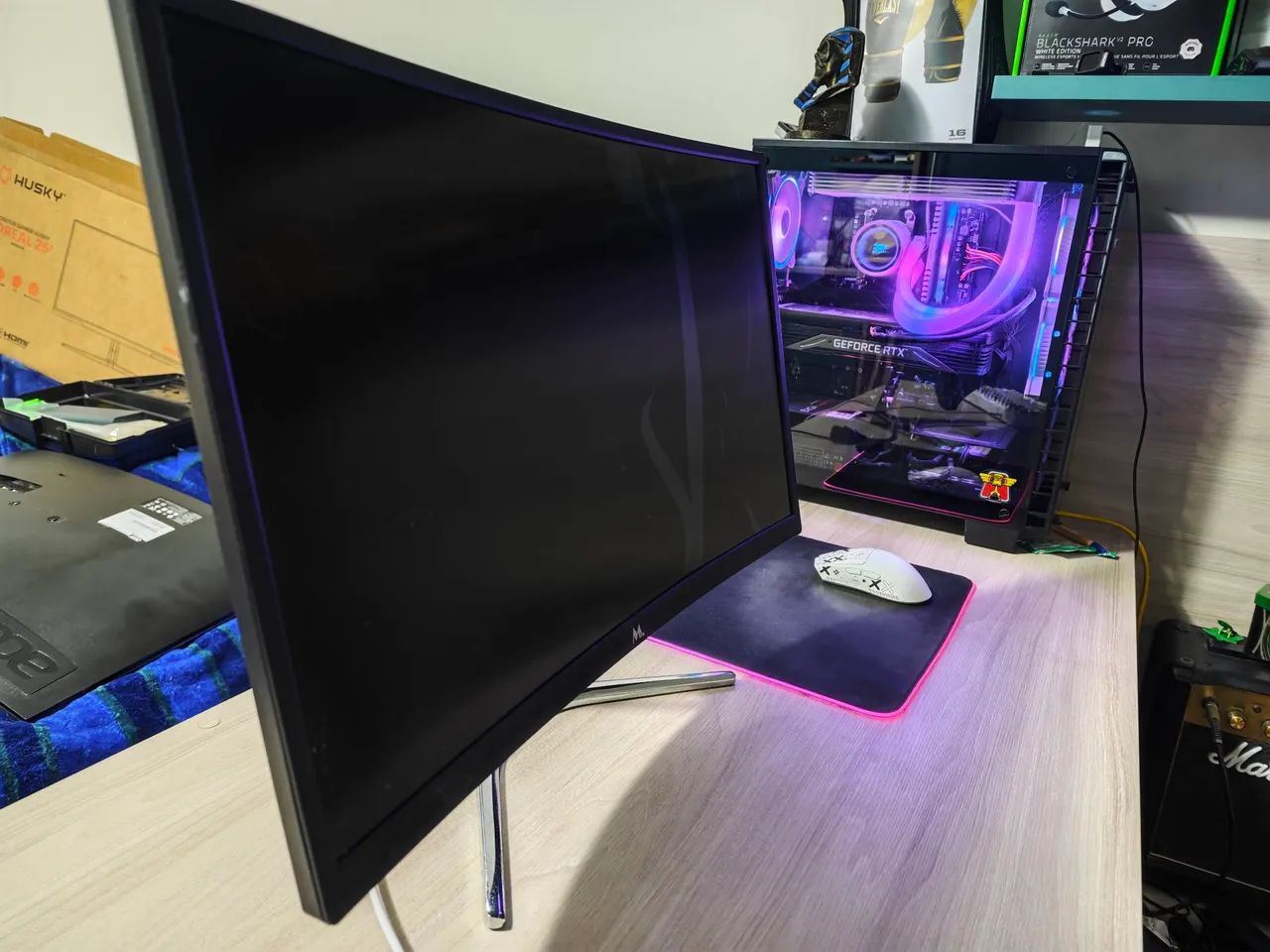 Monitor curvo 144hz Quebrado - Foto 3