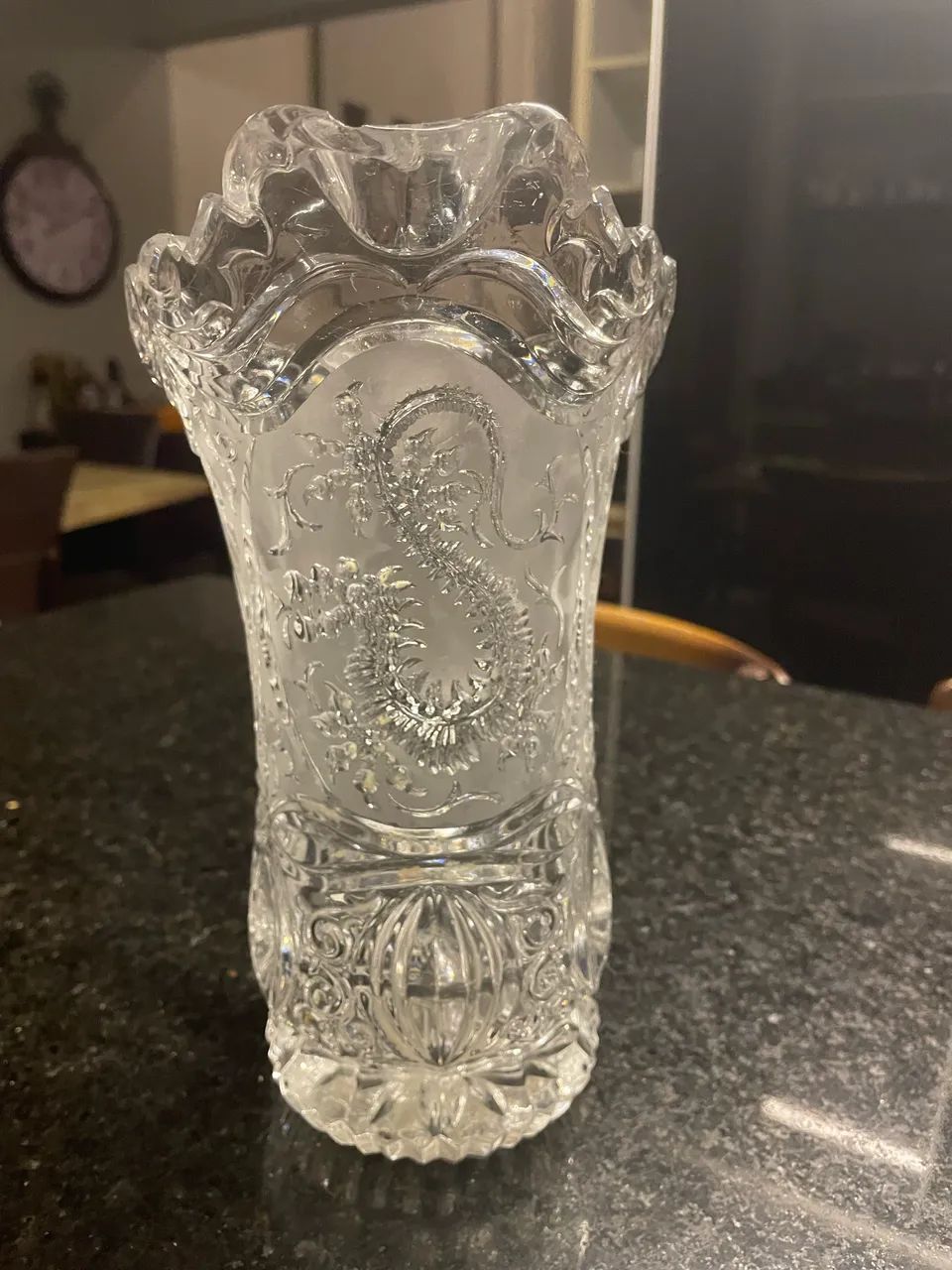Jarra Hofbauer Bleikristall Byrdes Dragon Original West Germany 1950 Cristal de Chumbo  - Foto 3