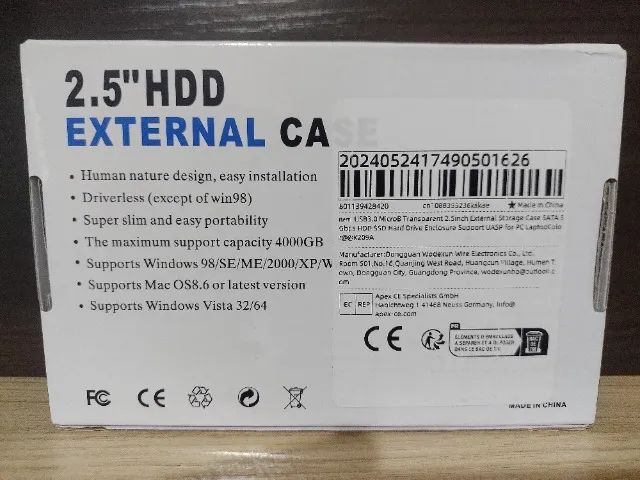 case para hd/ssd externo 2,5" usb 3.0 - Foto 2