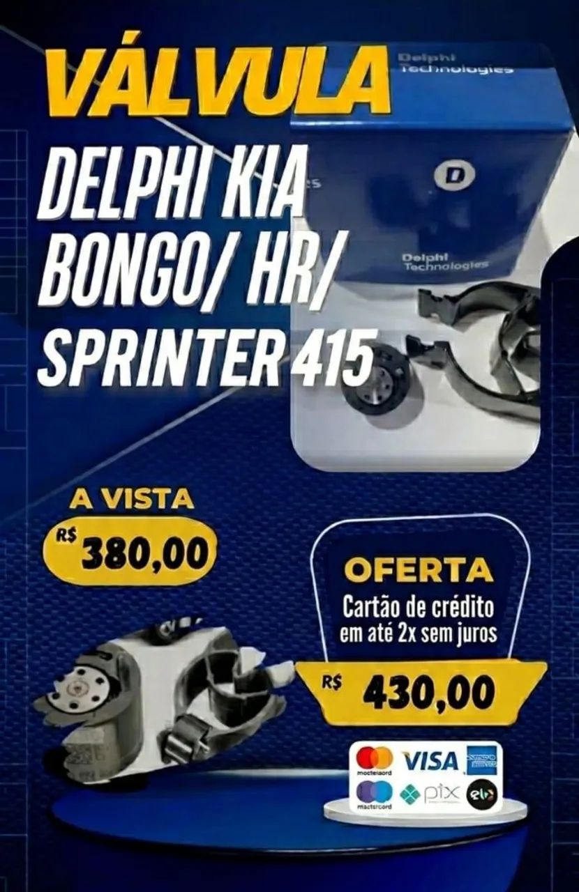Válvula original delphi, Bongo, HR, Sprinter 415 - Foto 2