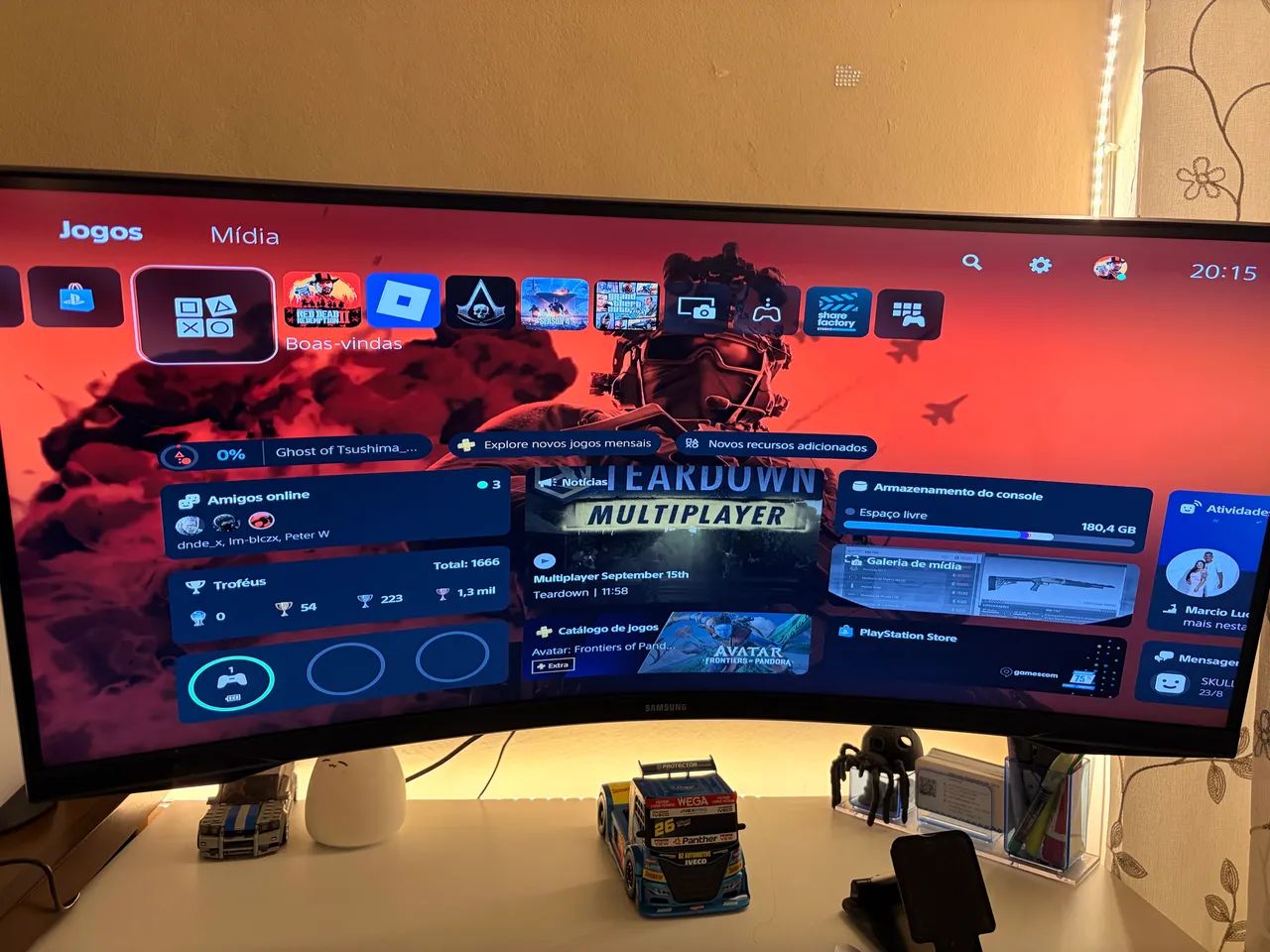 Monitor Samsung odissey 34 polegadas ultra wide