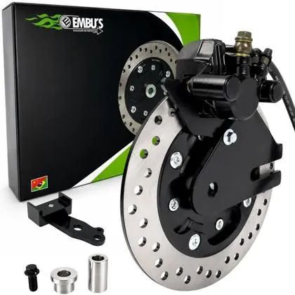 Kit Freio a Disco Traseiro Completo Embus Titan Fan 150 2004 a 2014