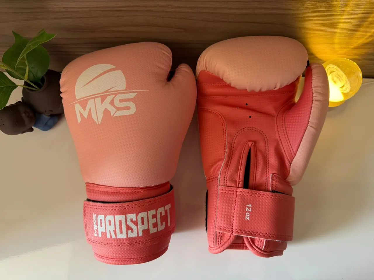Luva de Boxe/Muay Thai - MKS - Rosa - Foto 3