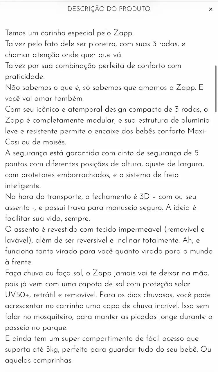 Carrinho de bebê Quinny Zapp Flex - Foto 3
