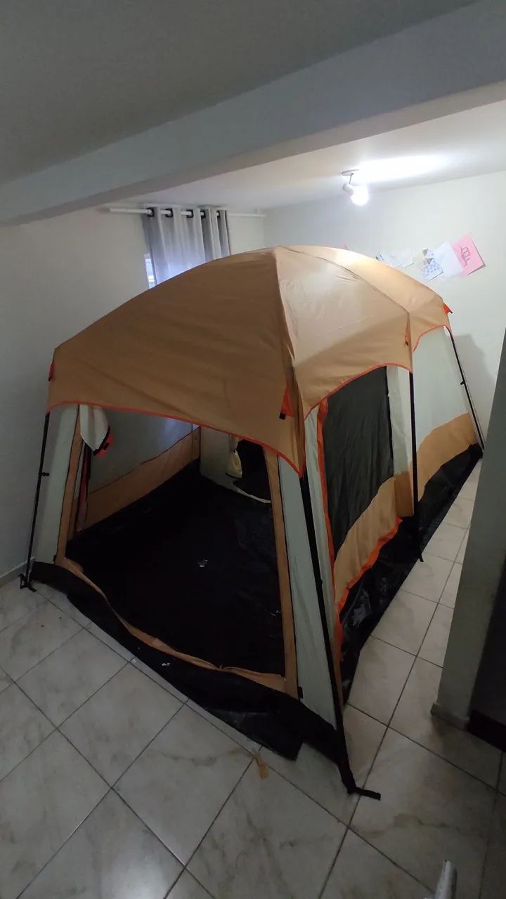 BARRACA CAMPING NOVA 3,80 X 2,60 e 1,90 Altura - Foto 3
