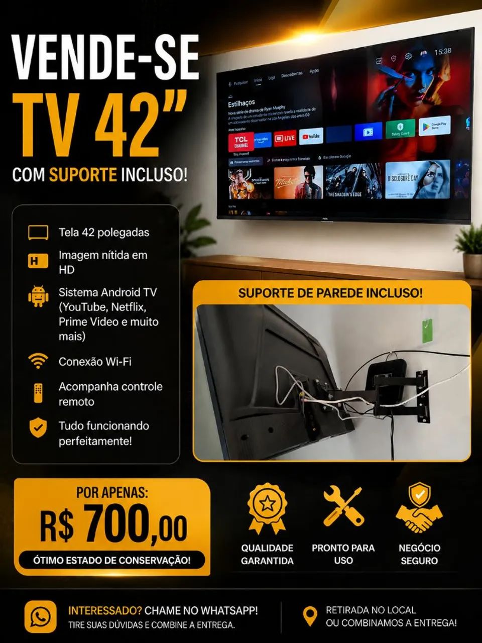 Venda de tv
