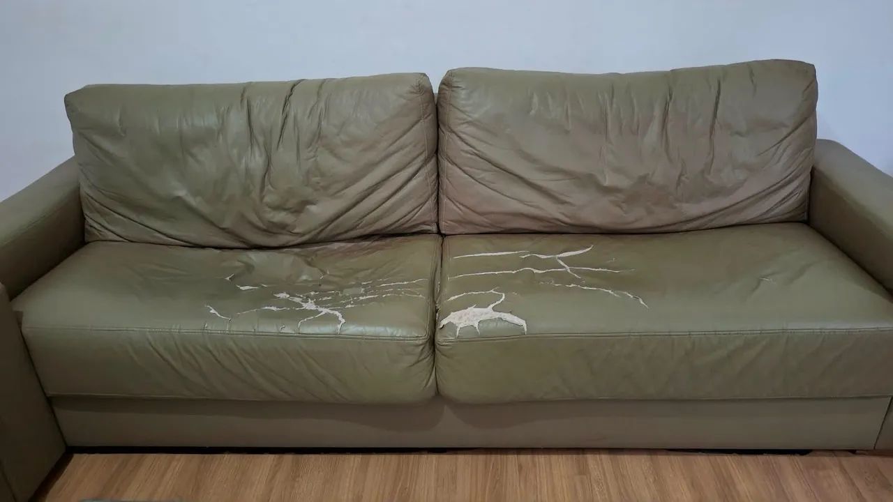 Conjunto 2 Sofás 2,50m e 1,80m - Madeira Maciça - Foto 3