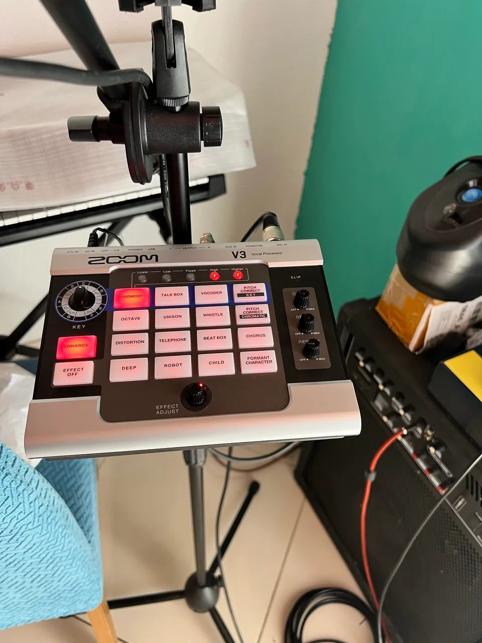 Processador  de voz BOSS V3 com fonte original