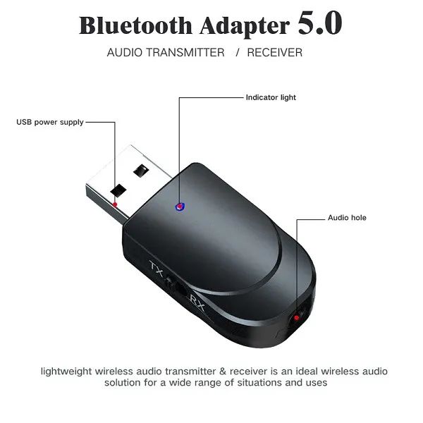 Transmissor de Áudio e Receptor Bluetooth 5.0 - Foto 5