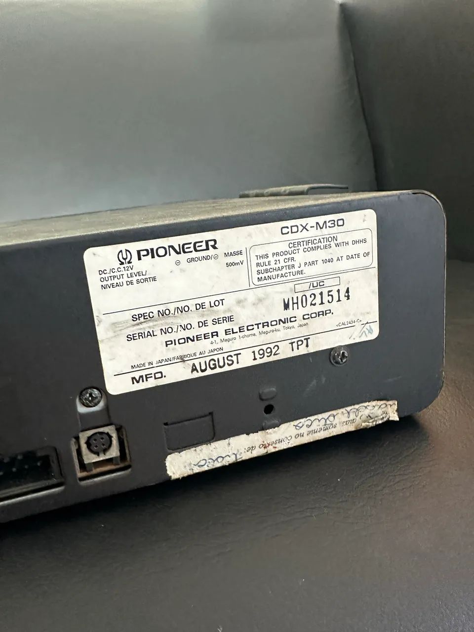 Vendo pioneer cdx m30  - Foto 4