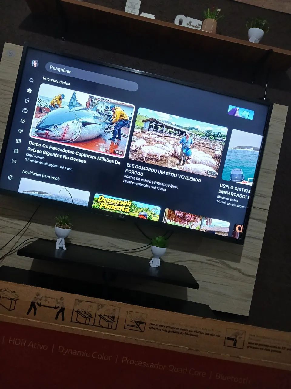 Smart tv LG thinQ 43 polegadas 
