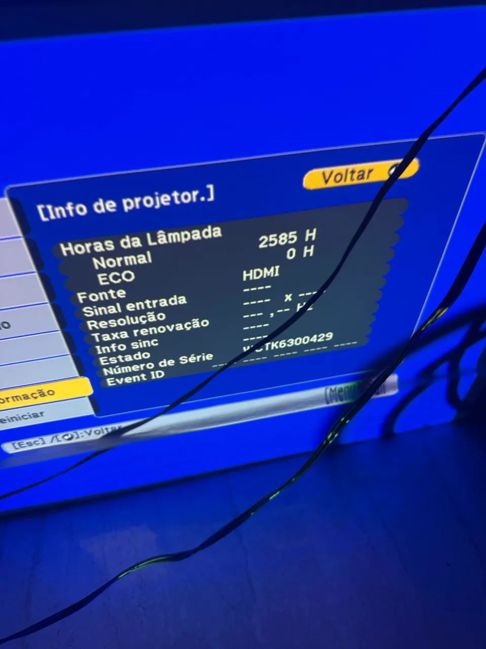 Projetor Epson EBS04 3000 lumens 