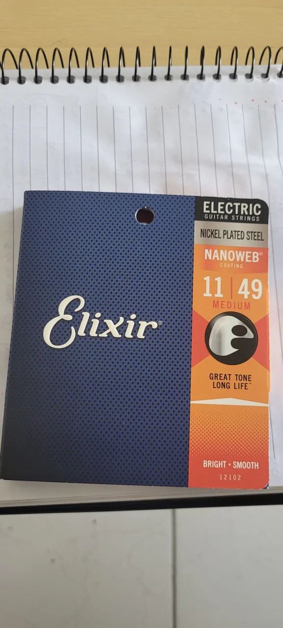 Elixir 011 para guitarra