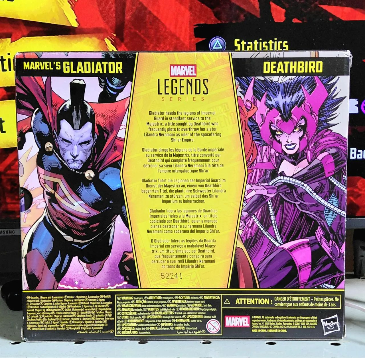 Marvel Legends  - 2 Pack Deathbird e Gladiator (Lacrado) - Foto 4