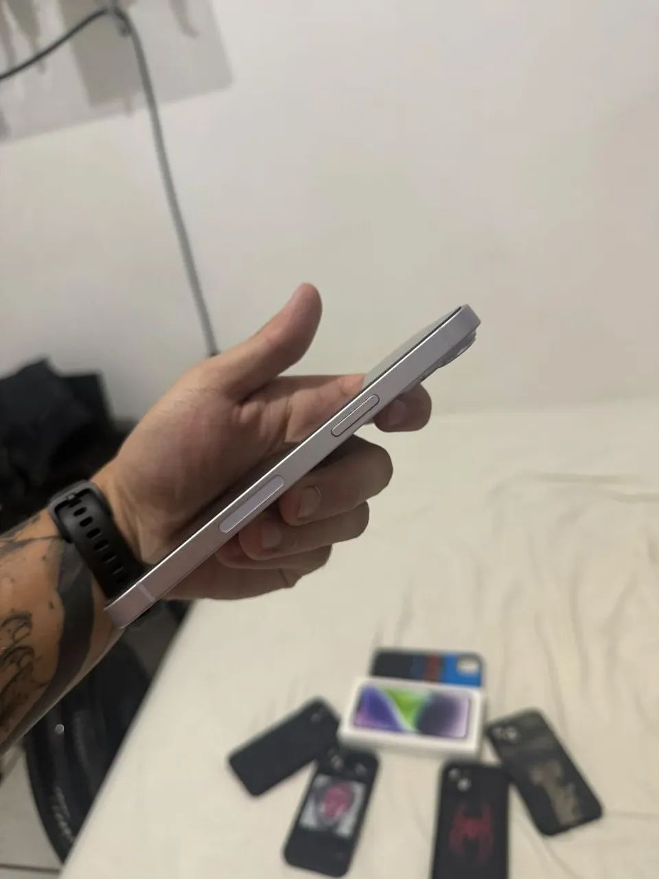 IPHONE 14 LILÁS / 256GB / IMPECÁVEL - Foto 3