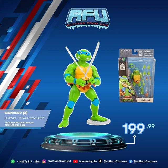 BST AXN Teenage Mutant Ninja Turtles - Leonardo 