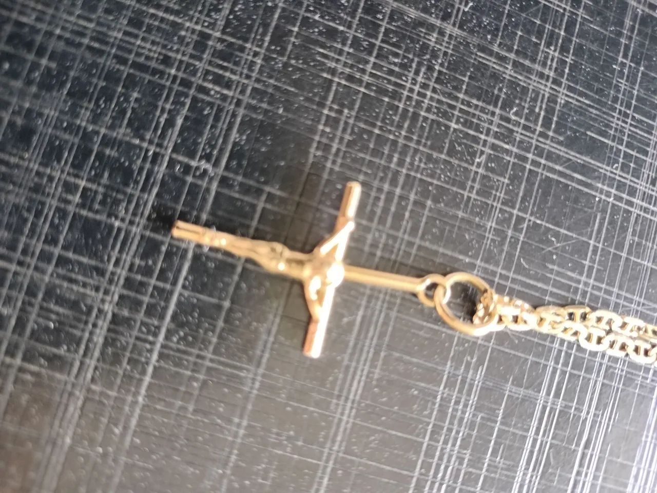 Cordão com crucifixo da marca Rommanel  - Foto 4