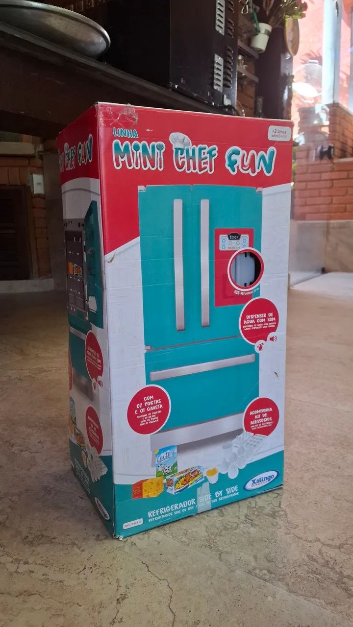 Geladeira side by side brinquedo xalingo