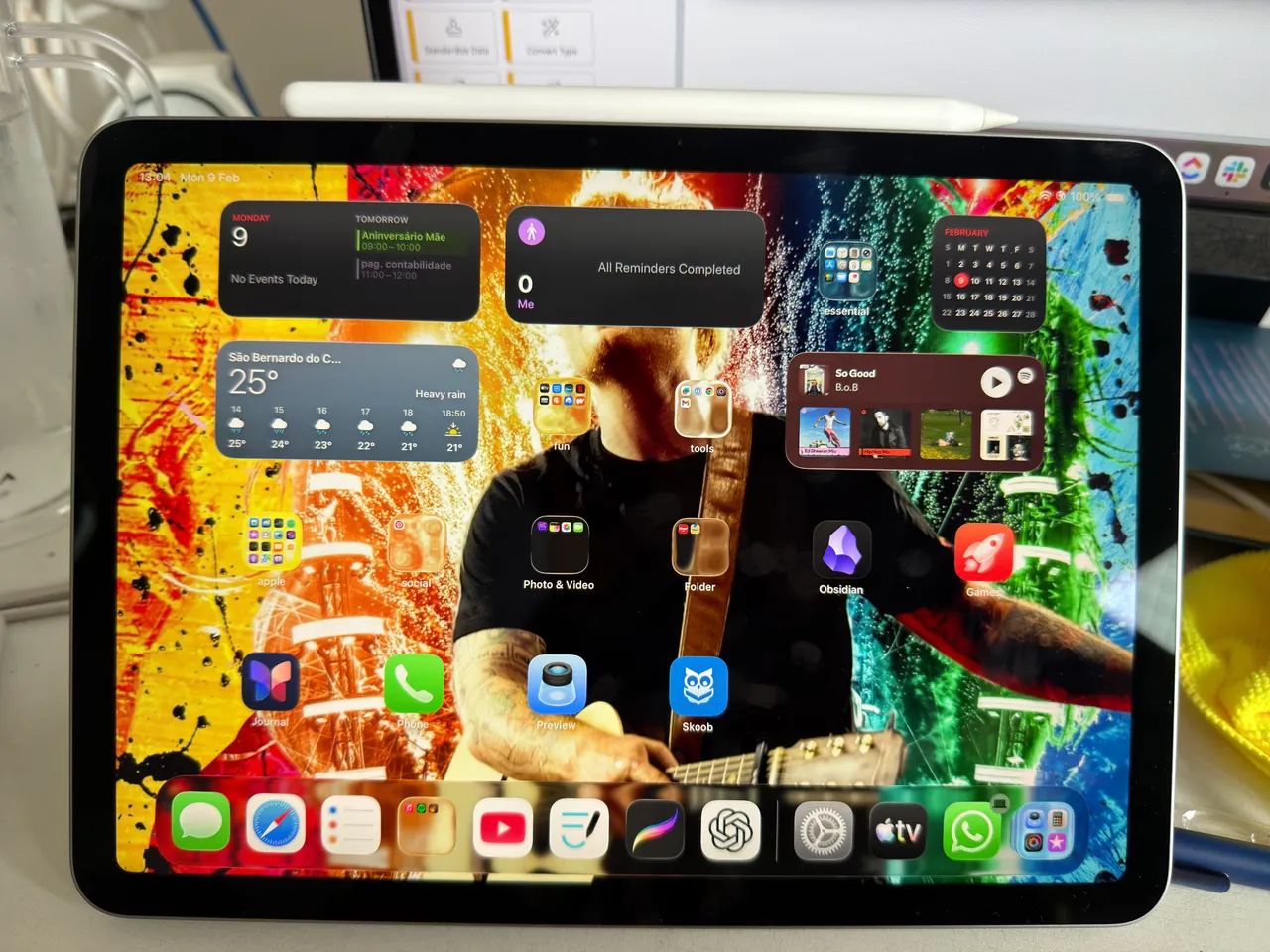 iPad Air M2 128GB 11 polegadas + Apple Pencil Pro - Foto 5