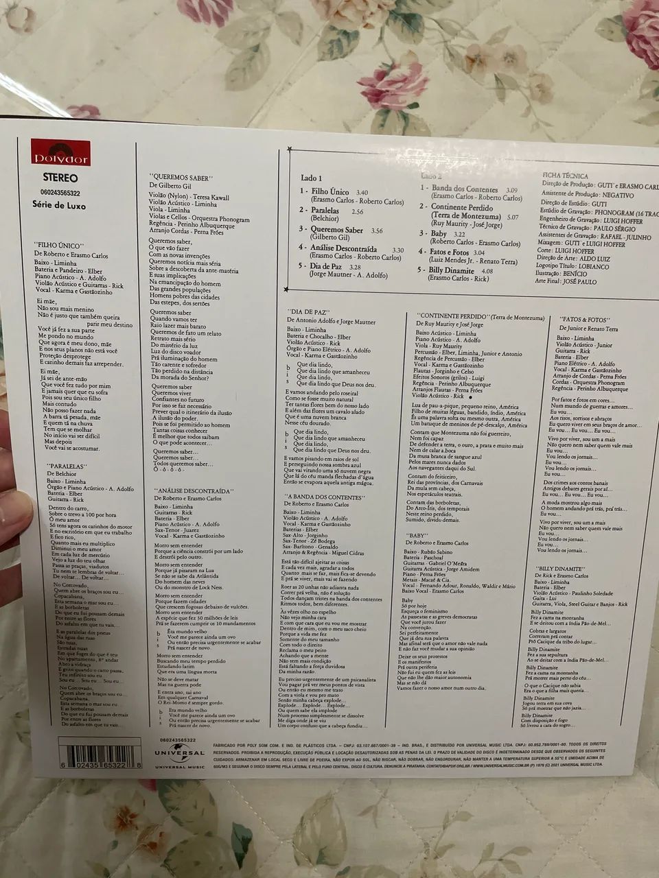 LP Erasmo Carlos- Banda dos contentes Reedição  - Foto 2