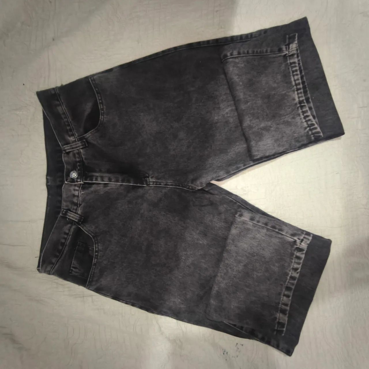 Calça baggy cor grafite