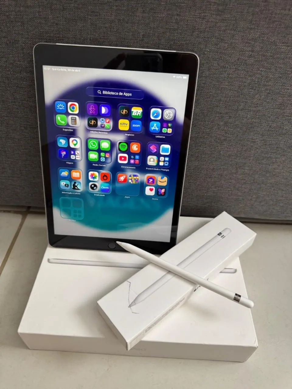 iPAD 9 - 256GB 4G + Apple Pencil 1th - Celulares e Smartphones