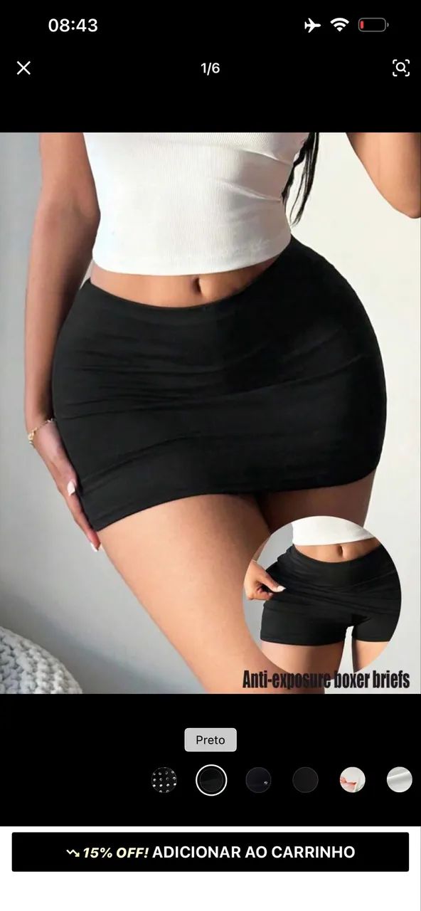 vende-se short saia  - Foto 2