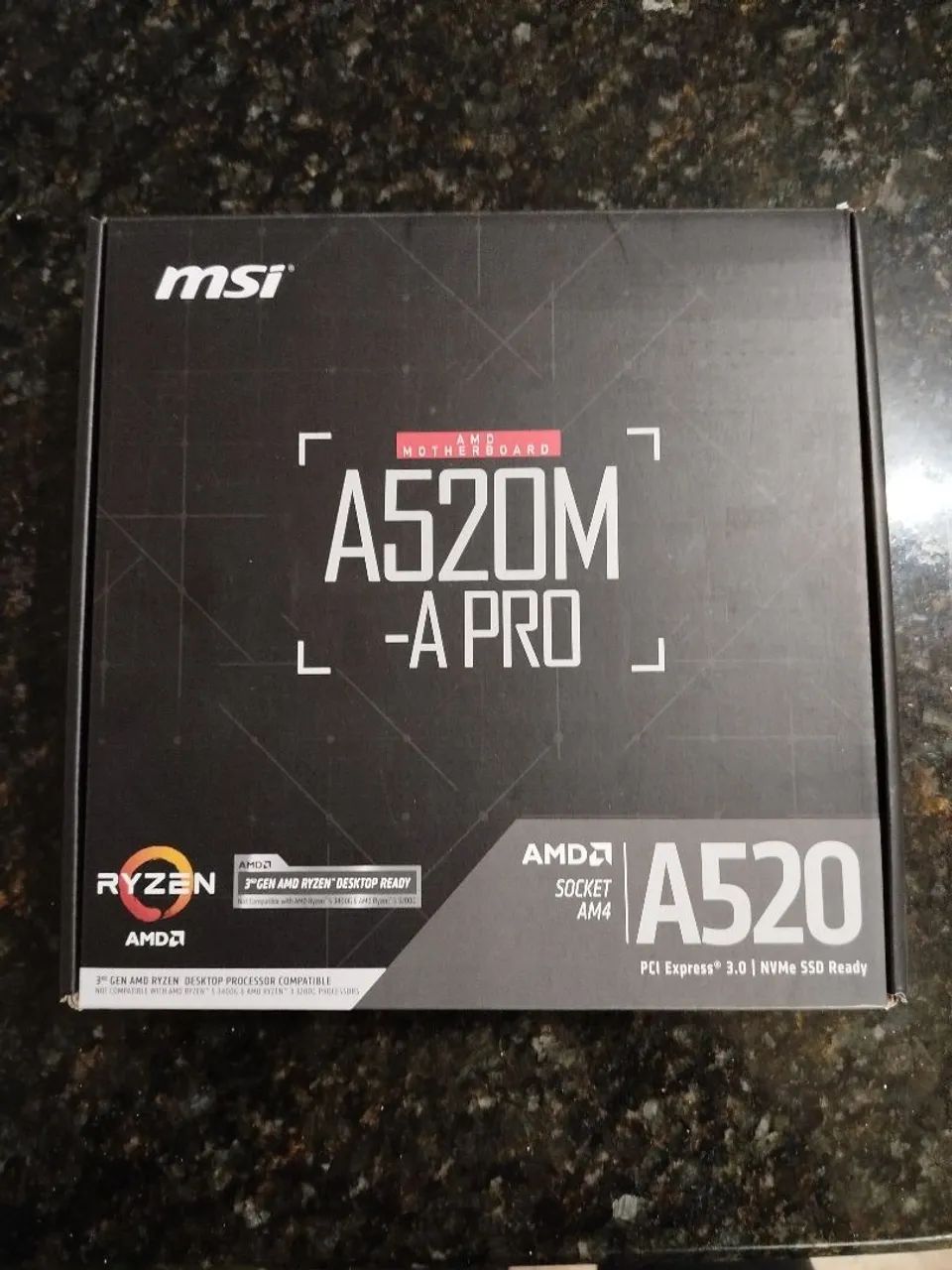 Pla mãe MSI A520M-A Pro