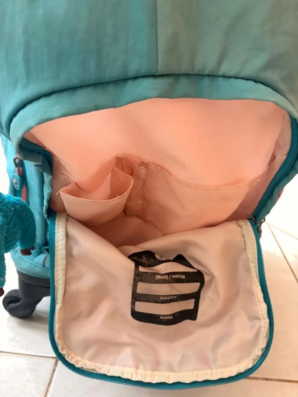 Mochila de rodinhas Kipling original  - Foto 4