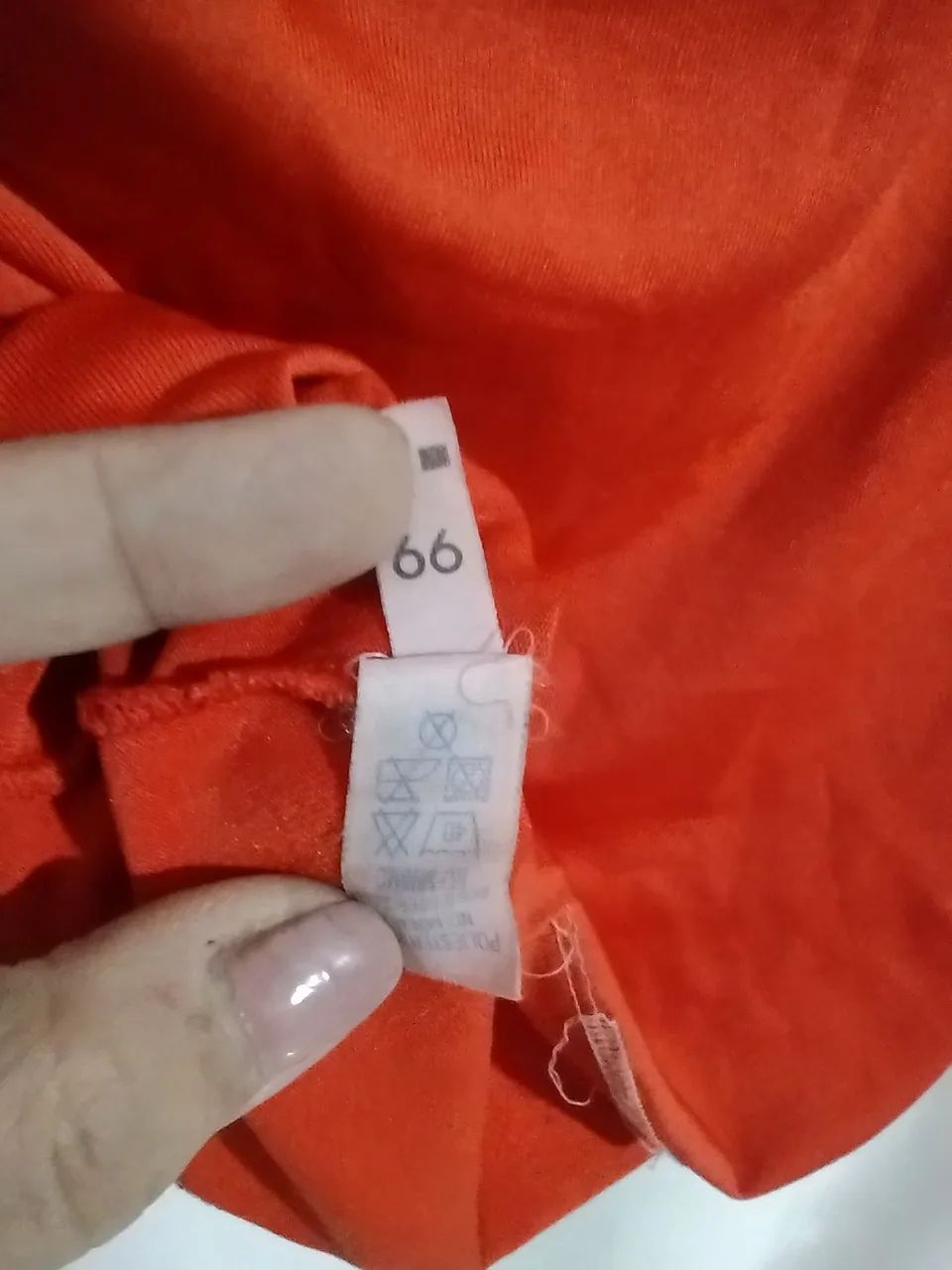 Blusa laranja único ombro - Foto 3