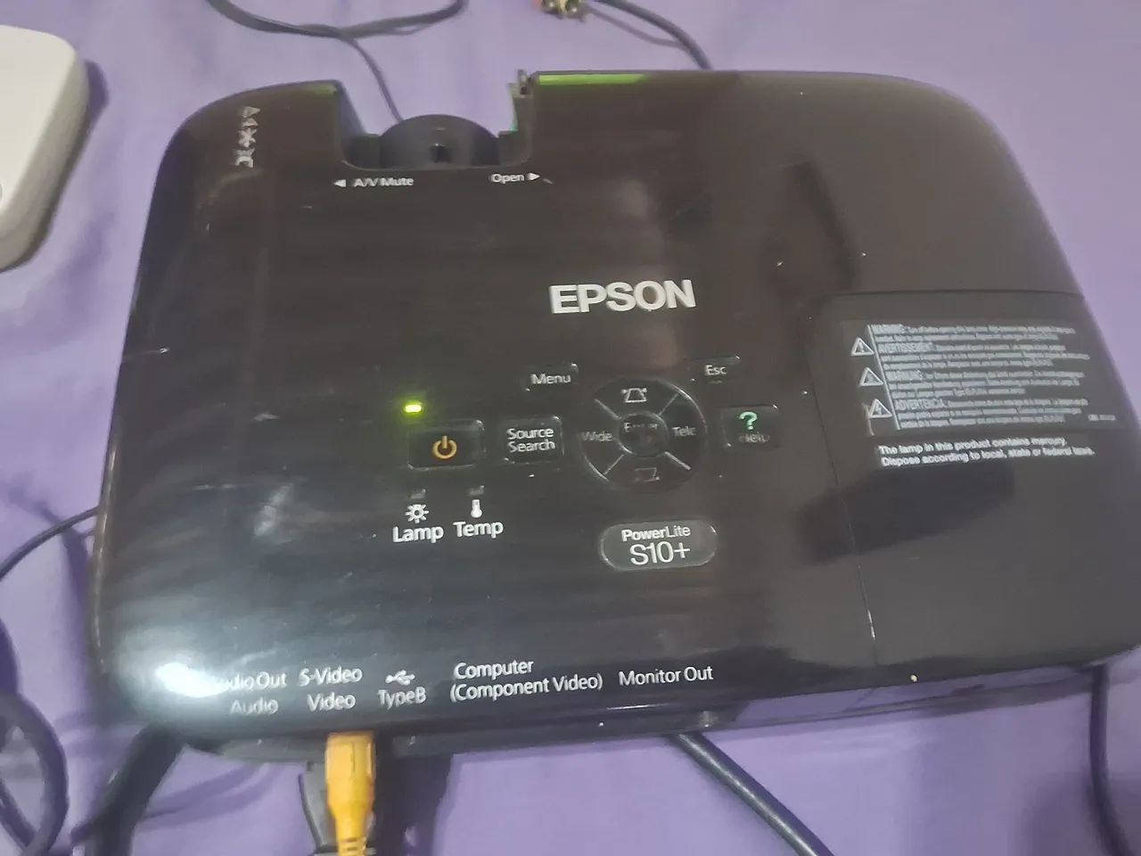 Ps1  e 1 projetor de imagem Epson   - Foto 5