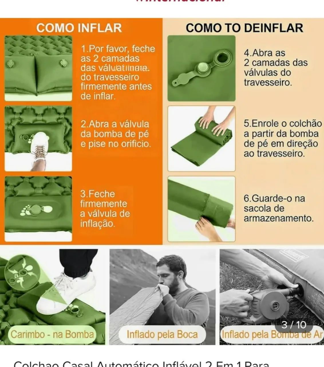 Colchão inflável  - Foto 2