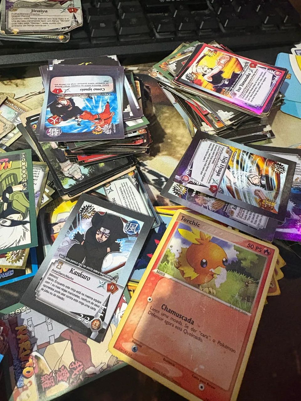 Cartas De Pokémon, Naruto, Yu Gi Oh! Do meu filho  - Foto 4