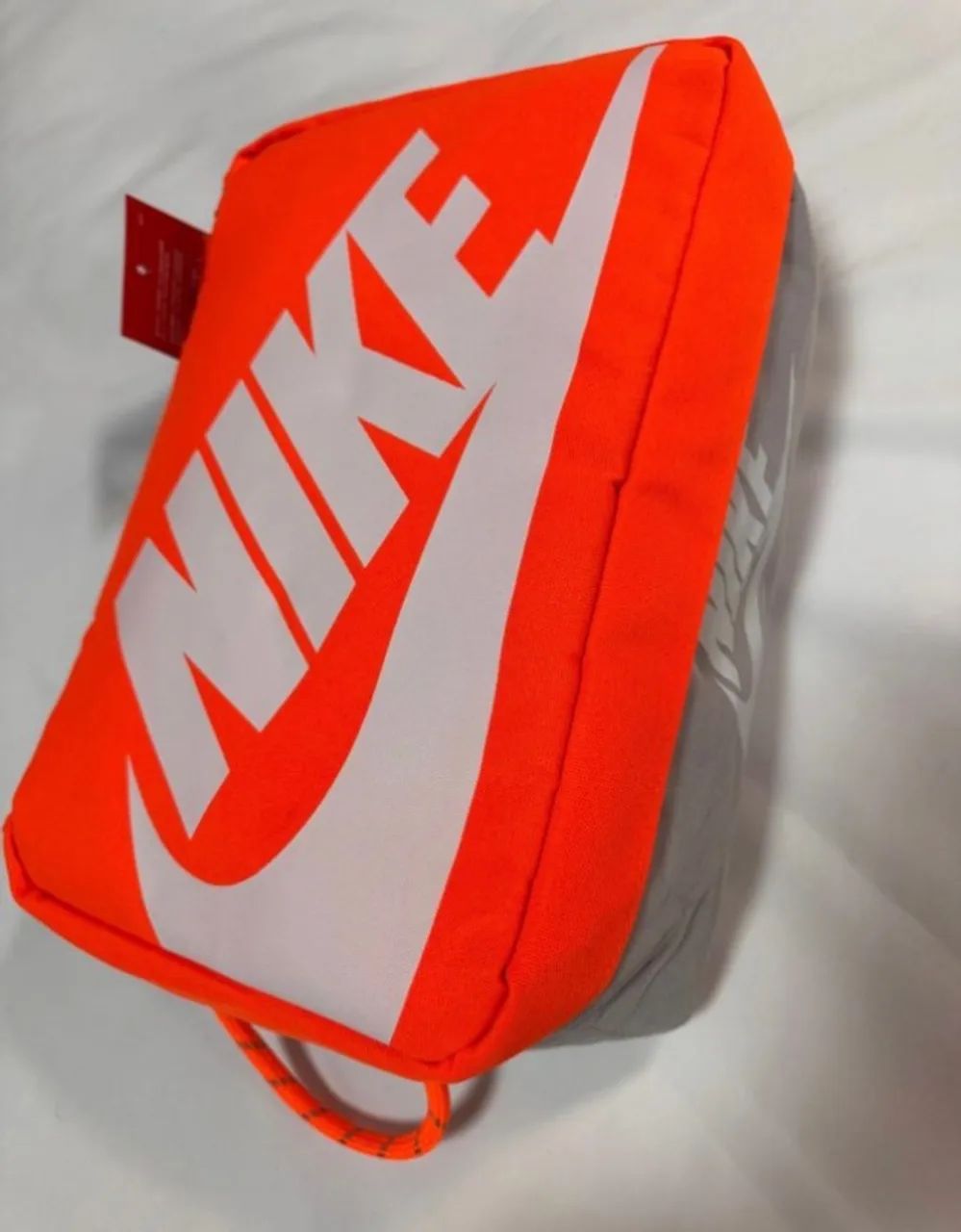 BOLSA NIKE LARANJA CINZA SHOESBAG - Foto 3