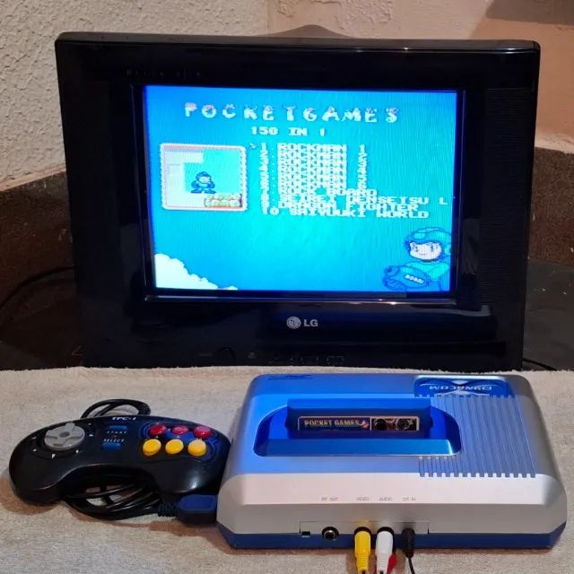 Dynavision Com Cartucho 150 in 1 Só os Melhores Jogos