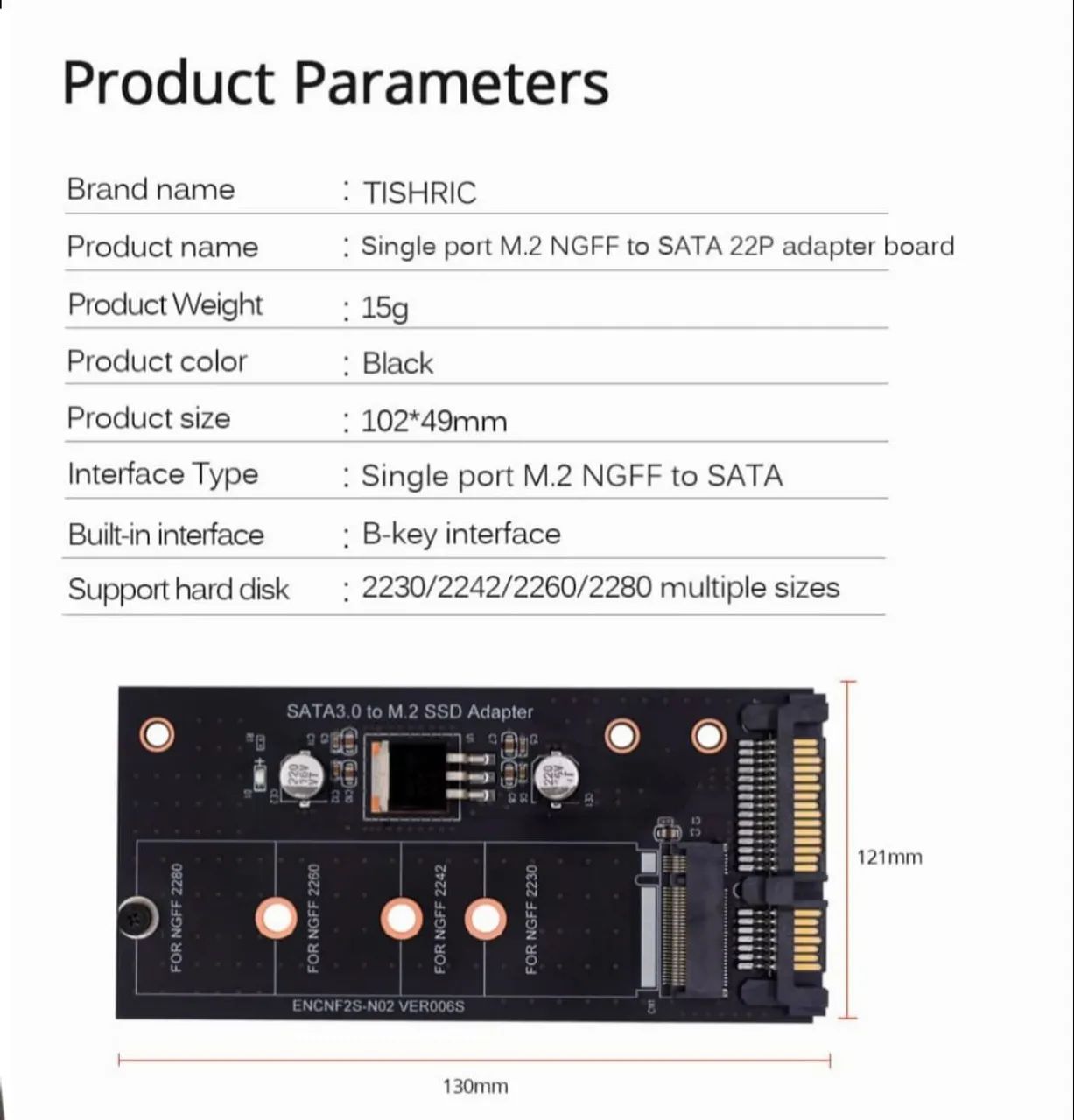 Placa Adaptadora mSATA e SSD M.2 (NGFF) SATA para SATA 2.5. - Foto 5