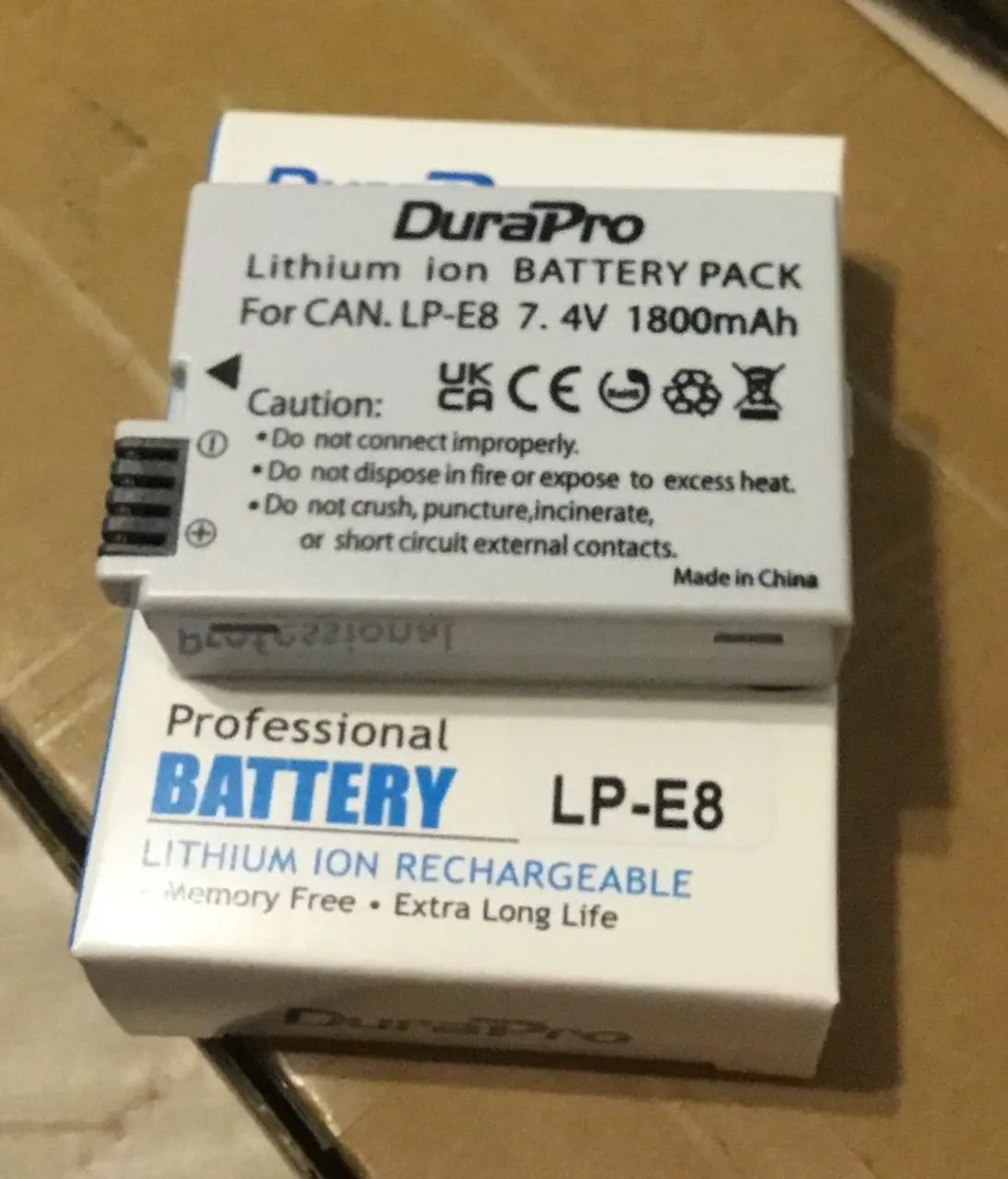 Bateria Lp-E8 Durapro 1800 Mah Compativel Canon EOS 550D Rebel T2i T3i T4i T5i Kiss X4 - Foto 5